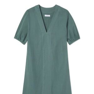 Lake Pajamas Gauze Caftan in Cypress size XS